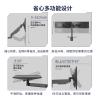 ADBWEKKF Four-screen monitor stand 4-screen computer splicing display base air pressure adjustment clamp table installation view 3