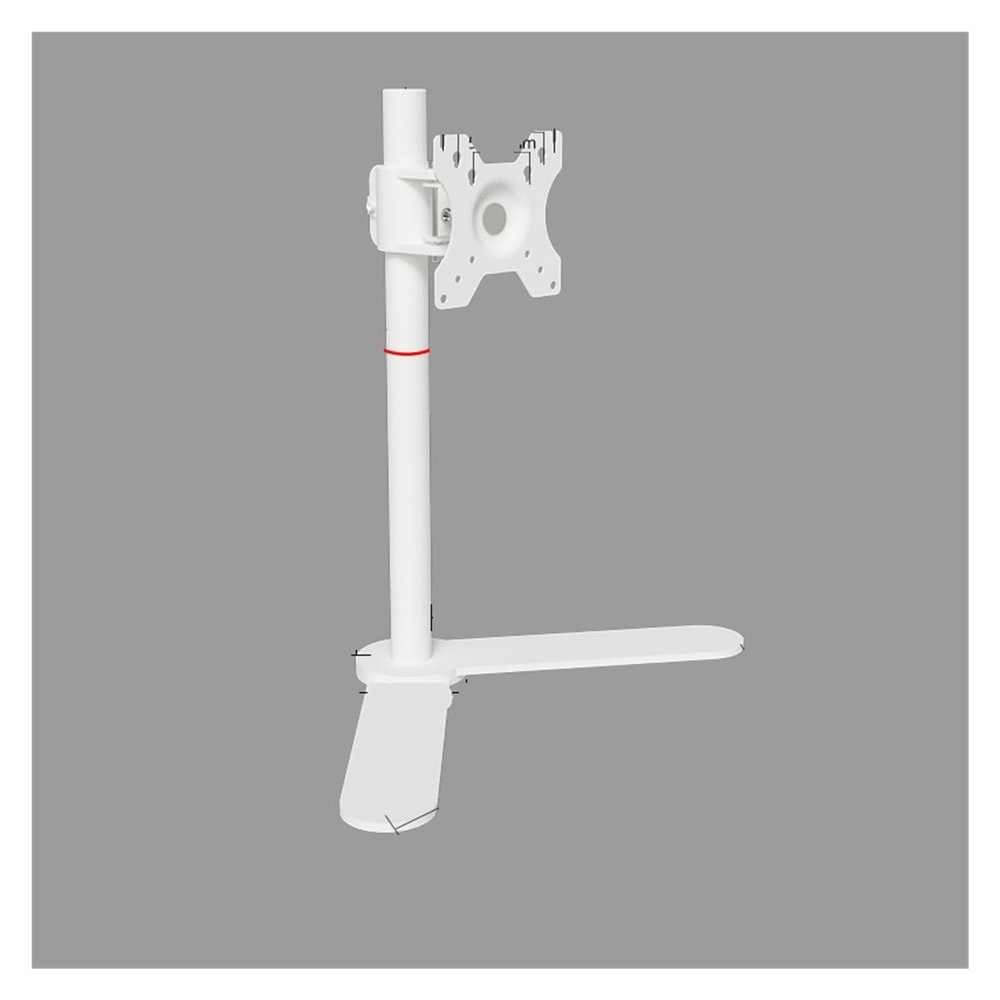 ADBWEKKF 24/27/32 inch monitor base desktop vertical screen rotating 360 lifting bracket(White)
