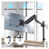 ADBWEKKF Desktop monitor stand suitable for 13-32 inch screens, single-arm monitor mounting bracket, height adjustable, load capacity 0-10 kg view 3