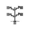 ADBWEKKF Monitor four-screen multi-screen splicing double-screen table clip perforation installation desktop punch-free bracket 27/32/40 inches view 1