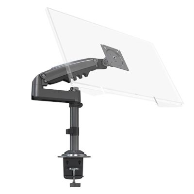 ADBWEKKF H100 Gas Spring 17-30 Inch Monitor Stand Arm Full Motion Desktop Monitor TV Mount Bracket Loading 2-9 kg(Matte Charcoal)