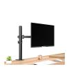ADBWEKKF Computer monitor stand arm desktop desktop double screen heightening lifting telescopic shelf universal rotating base 17-27 inches long wall clamp table installation version view 3