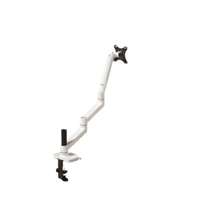 ADBWEKKF Monitor desktop stand long arm rack wide screen fish screen computer lifting and hovering 17-38 inch stand(White)