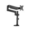 ADBWEKKF Computer monitor stand arm T8-1B desktop simple screen desktop non-hole universal rotating telescopic bottom(White) view 3