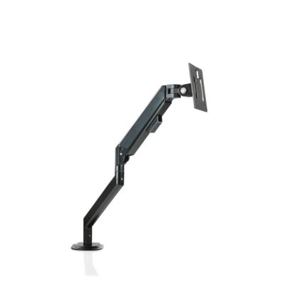 ADBWEKKF 13-32 inch single screen office computer monitor lifting and heightening aluminum alloy gas spring bracket(Black)