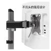 ADBWEKKF Desk clip-type computer rotating lifting telescopic dual-screen monitor stand 23/24/27 inches desktop heightening shelf(Base mounted) view 4