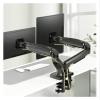 ADBWEKKF F160 Gas Spring 360 Degree Desktop 17" - 27" Dual Monitor Stand Arm Monitor Mount Bracket Each Holds 2-9kg(White) view 3