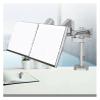 ADBWEKKF 27/32-inch dual-screen monitor splicing bracket lifting and rotating computer screen desktop heightening base stand(Silver gray) view 3