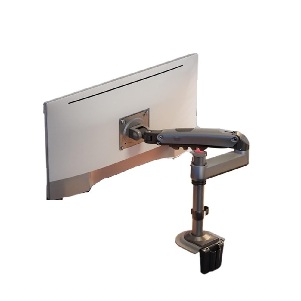 ADBWEKKF H100 Computer Monitor Stand Robotic Arm Desktop Suspended Column Lift Desktop Elevated Stand 9KG Load Bearing