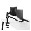 ADBWEKKF Laptop stand monitor stand dual-screen office lifting and heightening bracket type punch-free 32-inch(Silver) view 2
