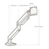 ADBWEKKF Computer large screen monitor stand LCD screen heightening telescopic arm E601-U view 2