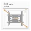 ADBWEKKF SP2 TV rocker arm bracket left and right 90 degree rotation angle 65-80 inches super long arm telescopic hanger view 4
