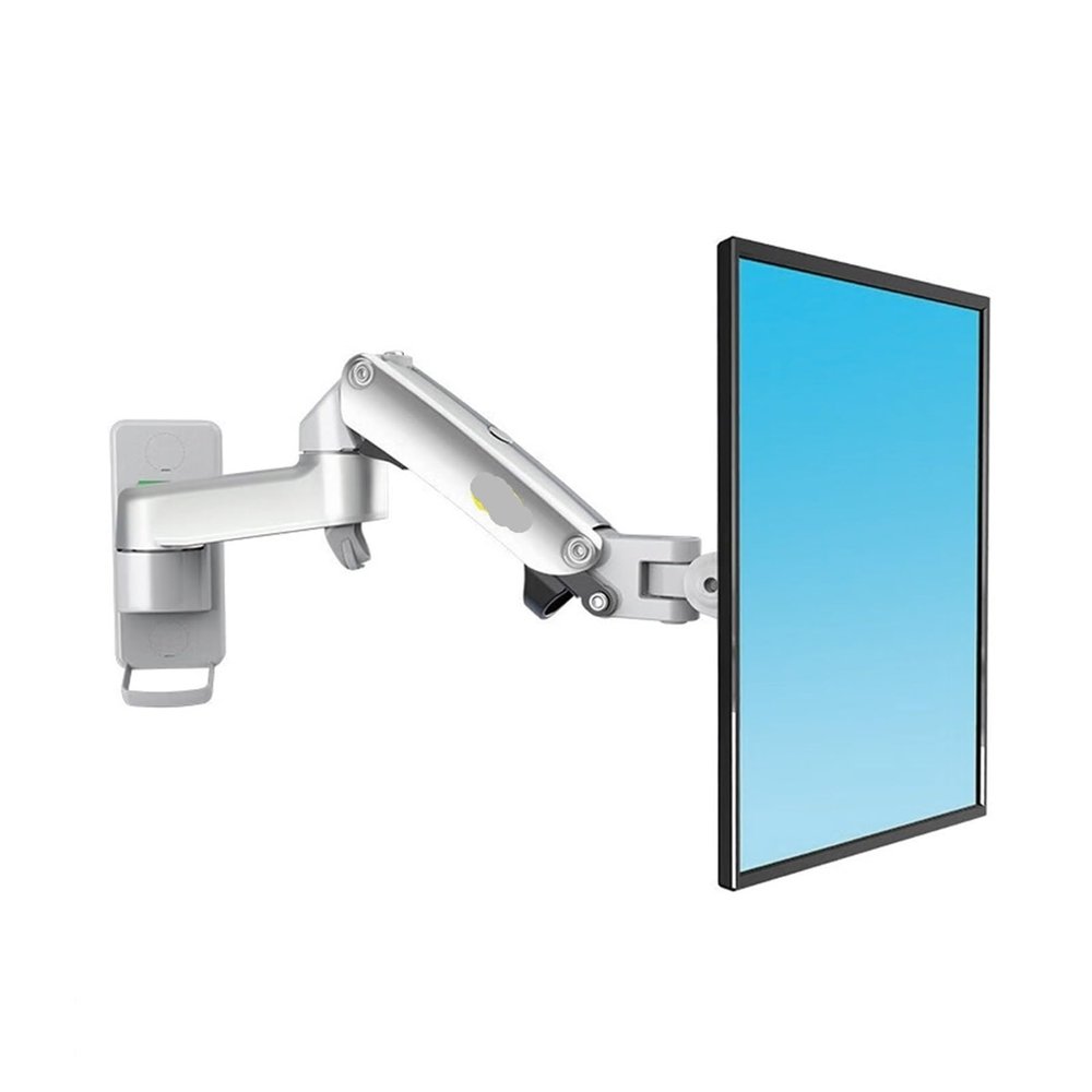 ADBWEKKF (17-35 inches) wall-mounted monitor bracket computer bracket wall-mounted rotating lift computer(Silver)