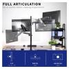 ADBWEKKF Dual 17" to 32" Monitor Spring Sit-Stand Desk Stand - view 4