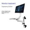 ADBWEKKF Monitor keyboard industrial equipment bracket wall-mounted rotating folding WS11A-300 computer bracket view 2