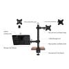 ADBWEKKF Desktop Computer Stand Mechanical Mounting Bracket for 12" - 32" Monitor Stand + 12" - 17" Laptop Monitor Double Arm Stand(2 in 1) view 3