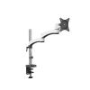 ADBWEKKF Monitor stand desktop double-section telescopic aluminum alloy 8kg lifting and rotating industrial FE112C clamping table view 1
