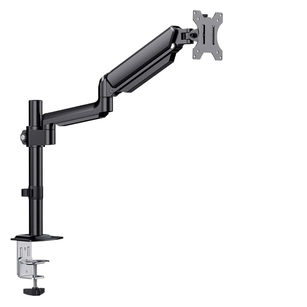 ADBWEKKF Aluminum alloy single screen column monitor pneumatic arm computer stand retractable rotating lifting