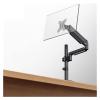 ADBWEKKF Aluminum alloy single screen column monitor pneumatic arm computer stand retractable rotating lifting view 2