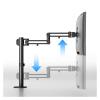 ADBWEKKF Computer monitor stand arm desktop office gimbal lifting desktop punch-free T11-1B view 2