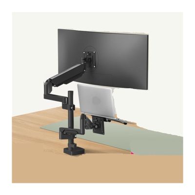 ADBWEKKF Monitor stand notebook plus monitor multi-screen combination air pressure cantilever stand increase