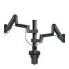 ADBWEKKF Monitor stand notebook plus monitor multi-screen combination air pressure cantilever stand increase view 3