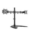 ADBWEKKF Dual-screen monitor stand, multi-screen computer stand with rotating arm and built-in base without punching holes E270 view 1