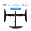 ADBWEKKF Dual-screen monitor stand, multi-screen computer stand with rotating arm and built-in base without punching holes E270 view 4