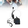 Business Office Multi Functional Phone Dial Pad, Traffic Telephone with Caller ID Display, Call Center Headset with Noise Cancellation, Adjustable Volume and Backlight Instructions view 2