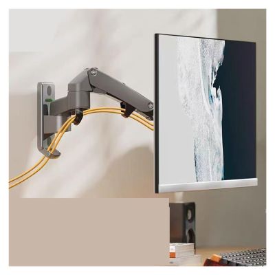 ADBWEKKF (17-35 inches) wall-mounted monitor bracket computer bracket wall-mounted rotating lift computer(Black)
