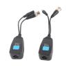 Walfront CCTV Balun Passive Video Transceiver with Power Over UTP, Supports TVI AHD, Transmits 720P 1080P Video Up to 1476ft for Security Camera Systems view 1