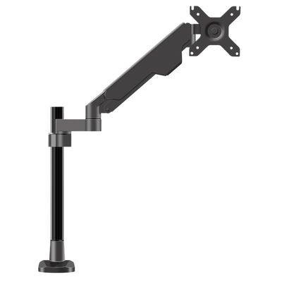 ADBWEKKF Computer LCD monitor stand desktop desktop rotating lifting shelf punch-free universal heightening bracket(Black)