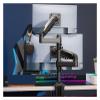 ADBWEKKF Computer monitor dual screen bracket upper and lower screen notebook with column lifting desktop desktop base 9KG load-bearing(Black) view 2