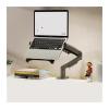 ADBWEKKF F80-FP Laptop Stand Desktop Hole-Free Lifting Rotating Laptop Stand(Black) view 2