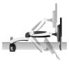 ADBWEKKF Monitor stand industrial screen stand lifting and rotating GM112P computer stand console slide rail view 4