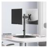 ADBWEKKF Back-to-back dual-screen monitor stand base cantilever robotic arm computer desktop rotation lift increase one to two(Square base 80cm column) view 3