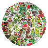 105pcs Cartoon Christmas Grinches Popular Stickers for Kids, Children's Grinche Sticker for Water Bottle,Laptop,Waterproof Vinyl Decals for Teens Girls Boys view 1
