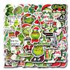 105pcs Cartoon Christmas Grinches Popular Stickers for Kids, Children's Grinche Sticker for Water Bottle,Laptop,Waterproof Vinyl Decals for Teens Girls Boys view 2