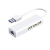 4-in-1 USB HUB C Dock Station Ethernet Adapter to 100Mbps RJ45 Splitter OTG for PC Pro(USB) view 2