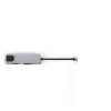 5 Ports USB C Hub to 4K HDMI-Compatible Docking Station RJ45 100M Splitter 3.0 High Speed Adapter for(Beige) view 4