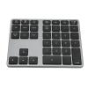 Greensen Wireless Number Pad, 35 Keys Scissor Switch BT5.0 Aluminium Alloy Case Numeric Keypad with Type C Cable for OS X Laptop System Desktop Tablet view 2