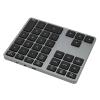 Greensen Wireless Number Pad, 35 Keys Scissor Switch BT5.0 Aluminium Alloy Case Numeric Keypad with Type C Cable for OS X Laptop System Desktop Tablet view 4