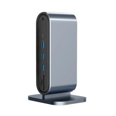 12 in 1 Docking Station Tipo C TY>pe USB Hub 3 0 2 Extensor Splitter Adapter Vertical to HDMI-Compatible Rj45 Dock for