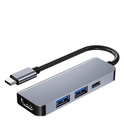 6-in-1 USB C Docking Station 3.0 HUB 4K TY>pe to HDMI Adapter Splitter OTG for PC Pro(4-in-1 HDMI)