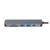 6-in-1 USB C Docking Station 3.0 HUB 4K TY>pe to HDMI Adapter Splitter OTG for PC Pro(4-in-1 HDMI) view 3