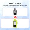 Case for Garmin GPSMAP H1 Tracking Handheld,BOVUGAC Shockproof Silicone Soft Protective Case,All Round Protection.-Light Green view 3