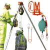 Heavy-Duty Rescue Tripod, Fire Safety Lifting Equipment, Adjustable Emergency Tripod for Rescue Operations, Fire Rescue Equipment, Portable Tripod System view 1