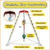 Heavy-Duty Rescue Tripod, Fire Safety Lifting Equipment, Adjustable Emergency Tripod for Rescue Operations, Fire Rescue Equipment, Portable Tripod System view 2