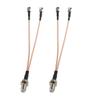 2pcs F to TS9 Coax Cable F Type Female to TS9 Male Right Angle Splitter Cable RG316 6inch (15cm) Y Type Coaxial Cable view 1