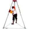 Compact Rescue Tripod with SelfLocking Winch and Fall Protection for Tunnel and Pipe Safety WorkEssential Equipment for Confined Space Operations view 1